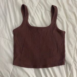 Dark purple tank top